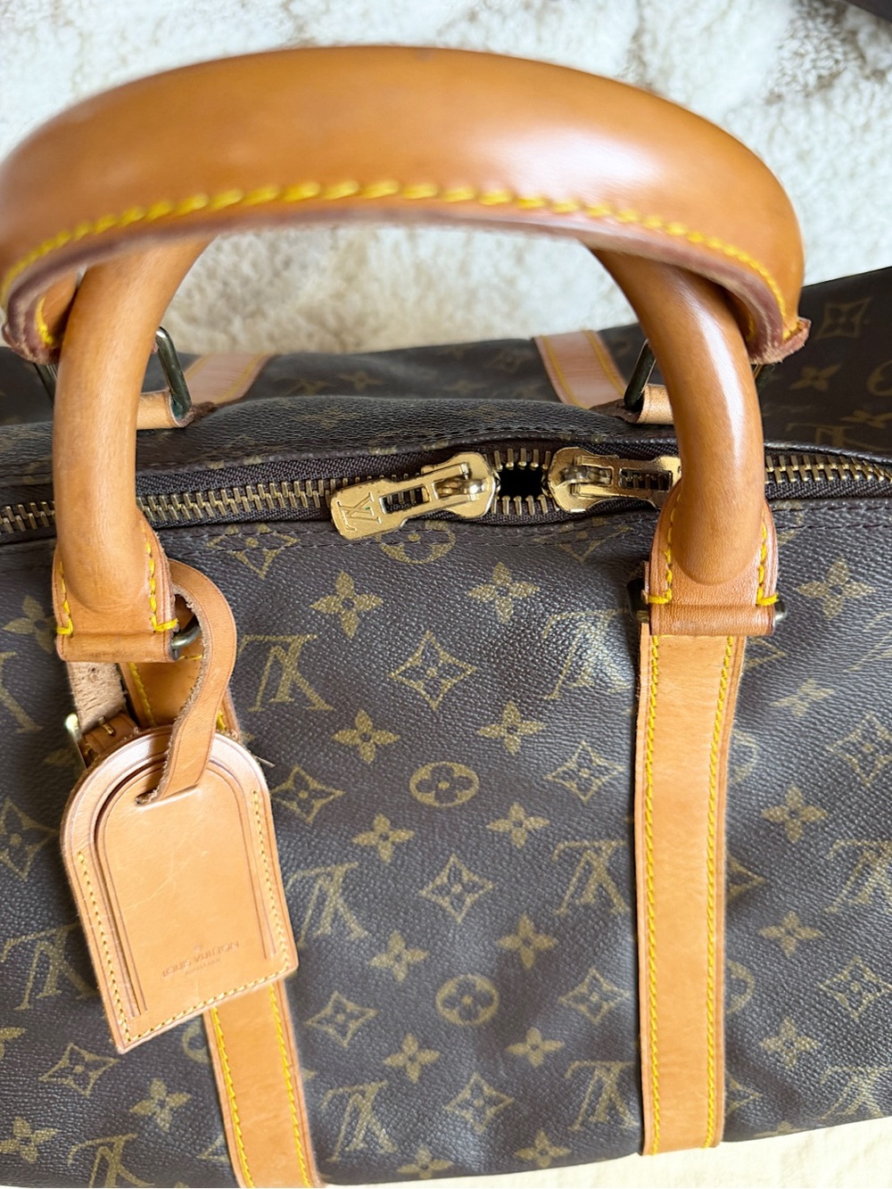 SOLD🌺Louis vuitton monogram keepall 50 Bandoulière duffle travel bag men women - Picture 6 of 16